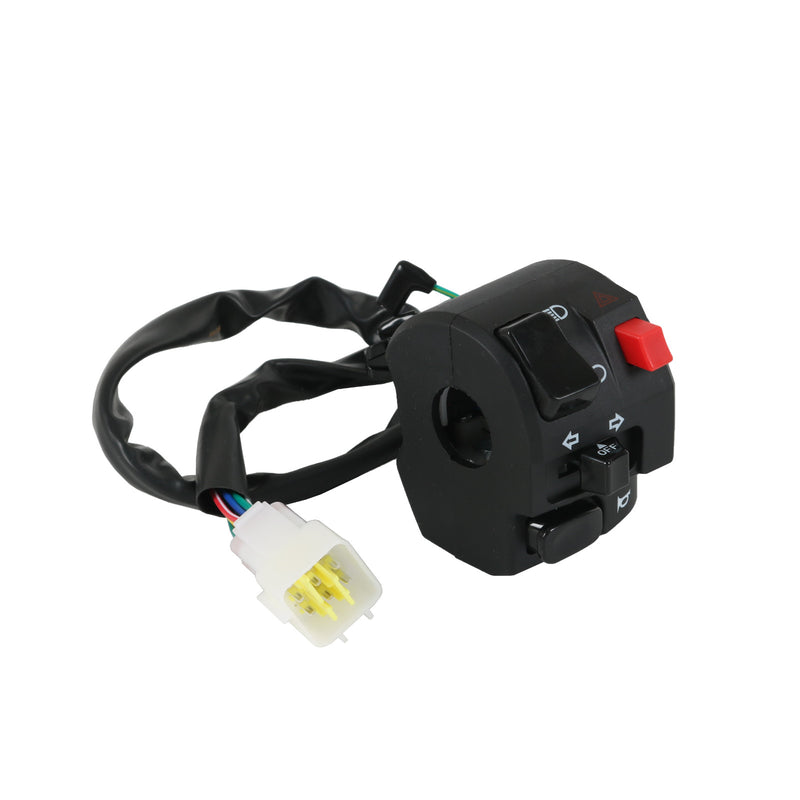 7/8" Handlebar Horn Turn Signal Fog Light Controller Switch for Motorcycle