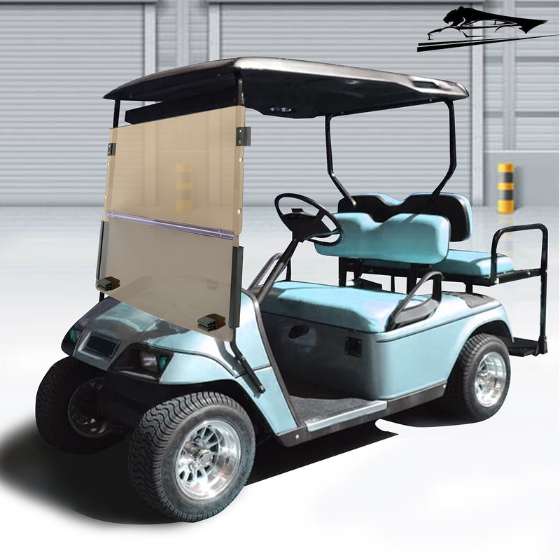 Tinted Golf Cart Folding Windshield for EZGO Marathon Gas Electric 86-94