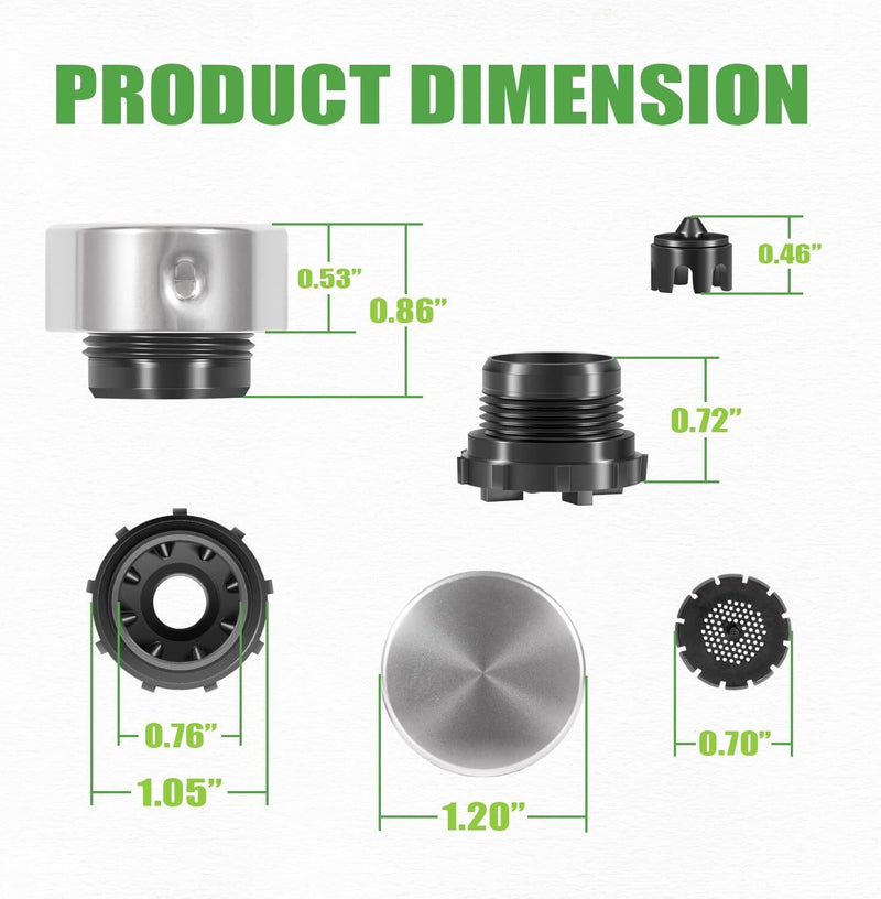 630-7500 Vacuum Breaker Repair Kit for Mansfield 400 500 Nibco 90 Valve 2-Pack