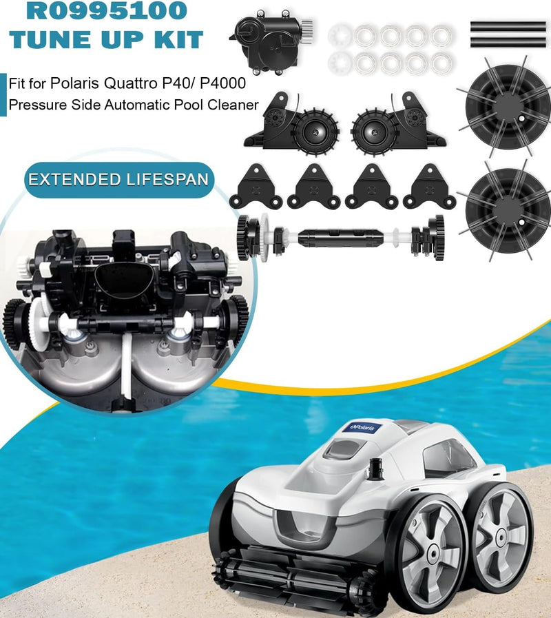 R0995100 Tune Up Kit Rebuild Parts for Polaris Quattro P40 P4000 Pool Cleaner