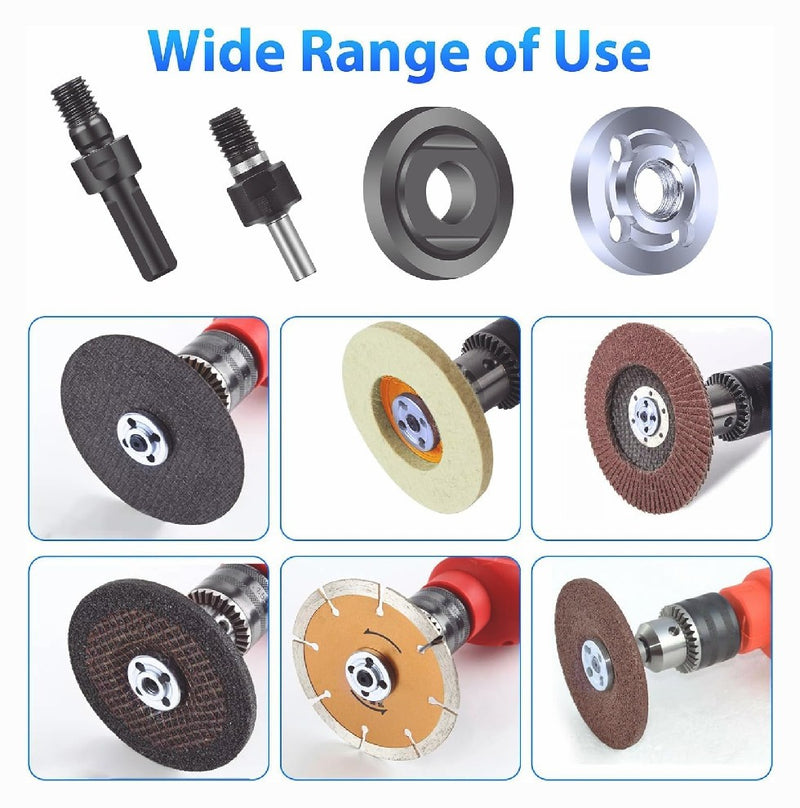Electric Drill Conversion Angle Grinder Adapter 6mm Connecting Rod Kit 6 in 1