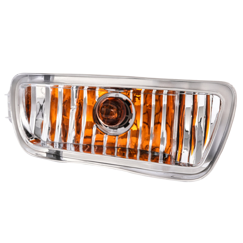 Front Bumper Smoked Turn Signal Lights Lamps for Toyota Tacoma 2001-2004 Pair