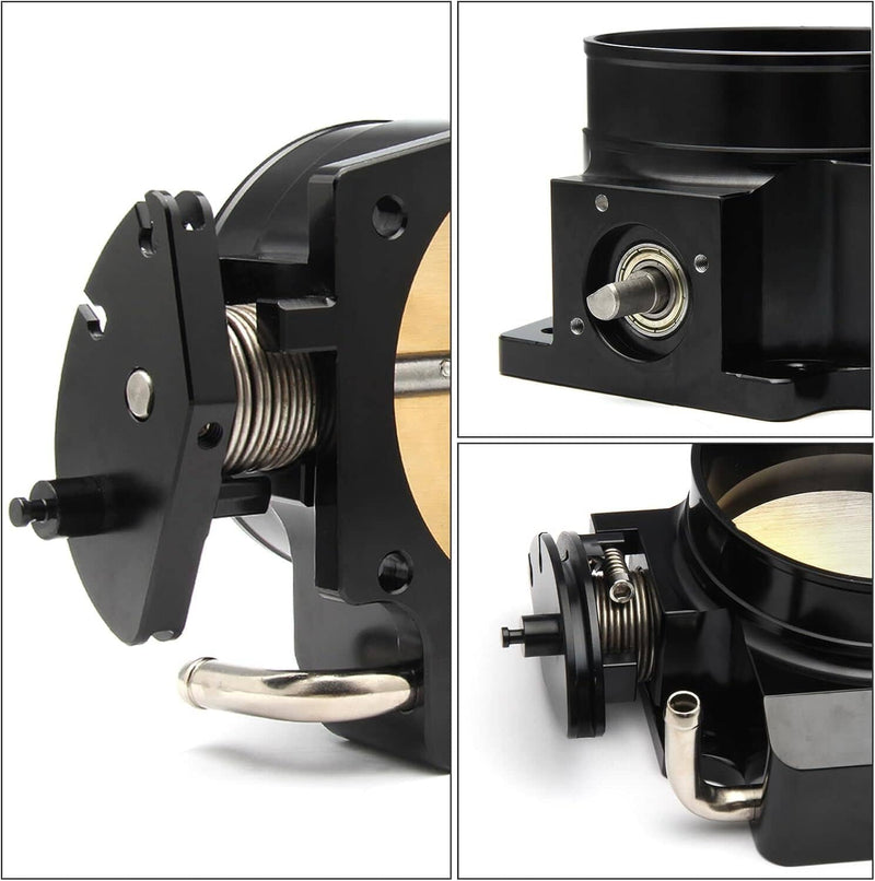 102mm Aluminum 4 Bolt Throttle Body & TPS IAC for GM Gen III LS1 LS2 LS6 LS7 LSX