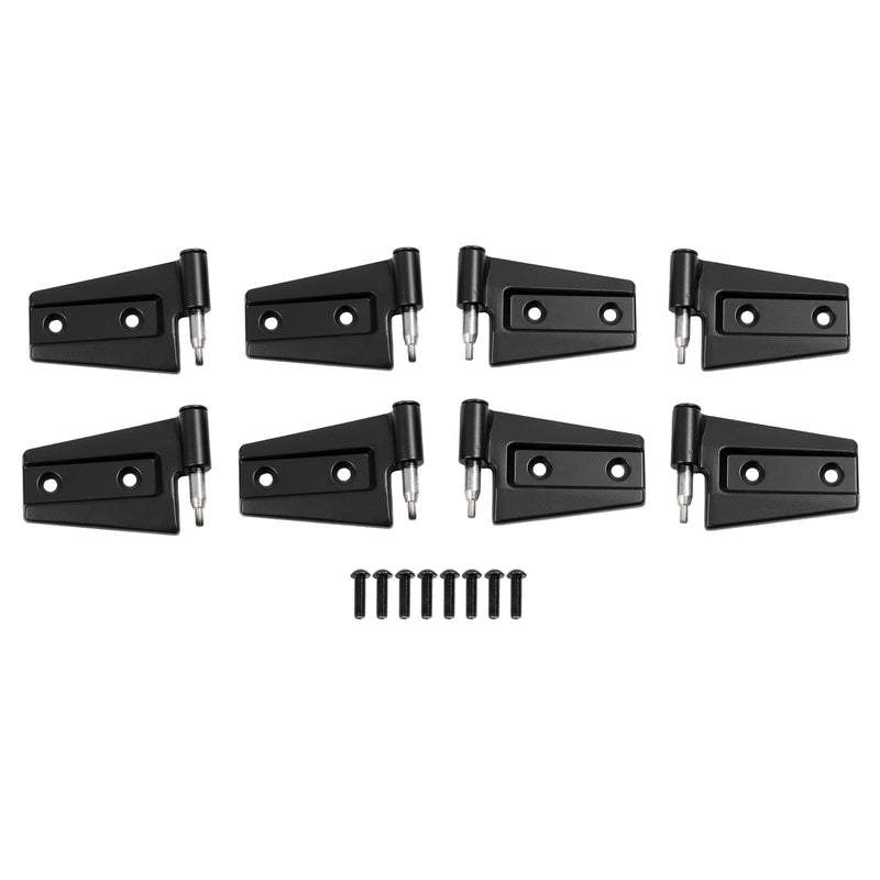 External Body Door Hinges Replacement Kit for Jeep Wrangler JK 2007-2018 8PCS