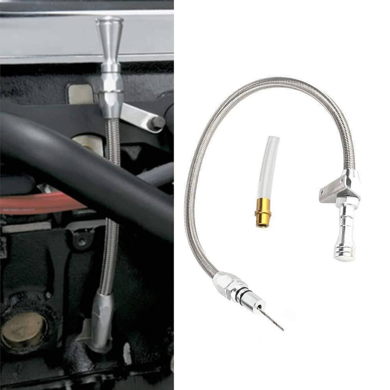 Flexible Stainless Transmission Dipstick for GM Chevy TH350 TH400 Turbo SBC BBC