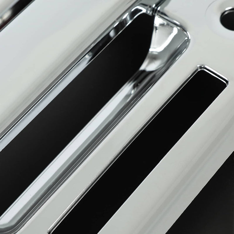 DURAFORCE Door Handle Cover for Ford F-150 F150 4DR Crew Cab 2004-2014 Chrome ABS Keypad