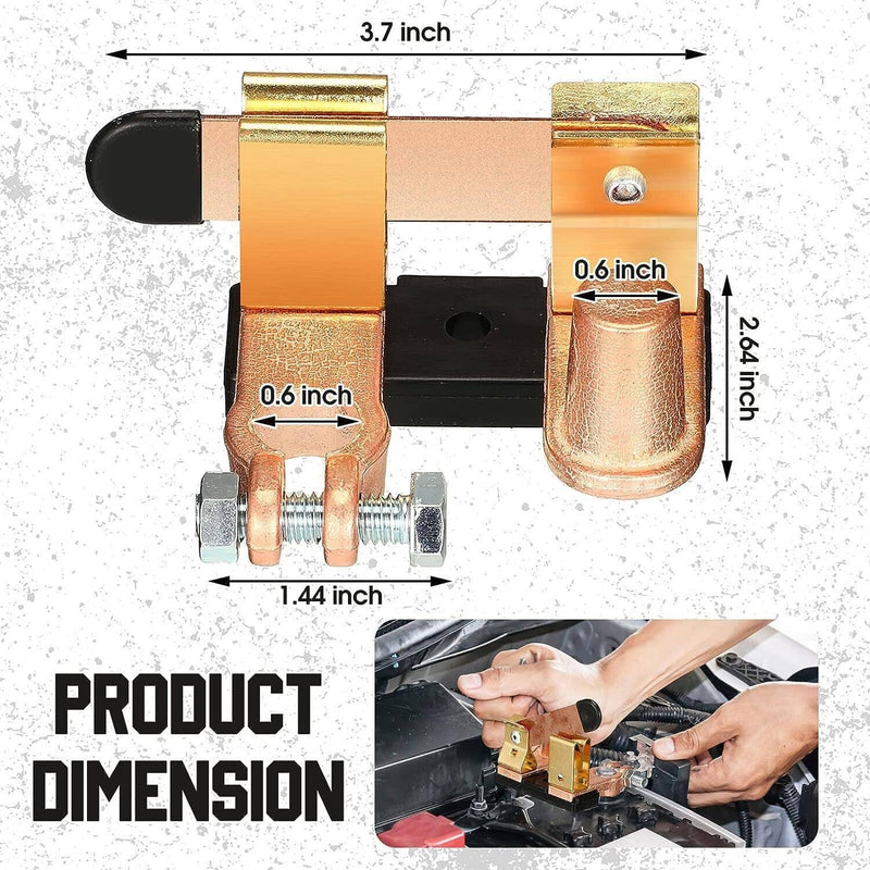 Knife Blade Switch Battery Disconnect Top Post Heavy Duty Shut Off Car 12v 24v
