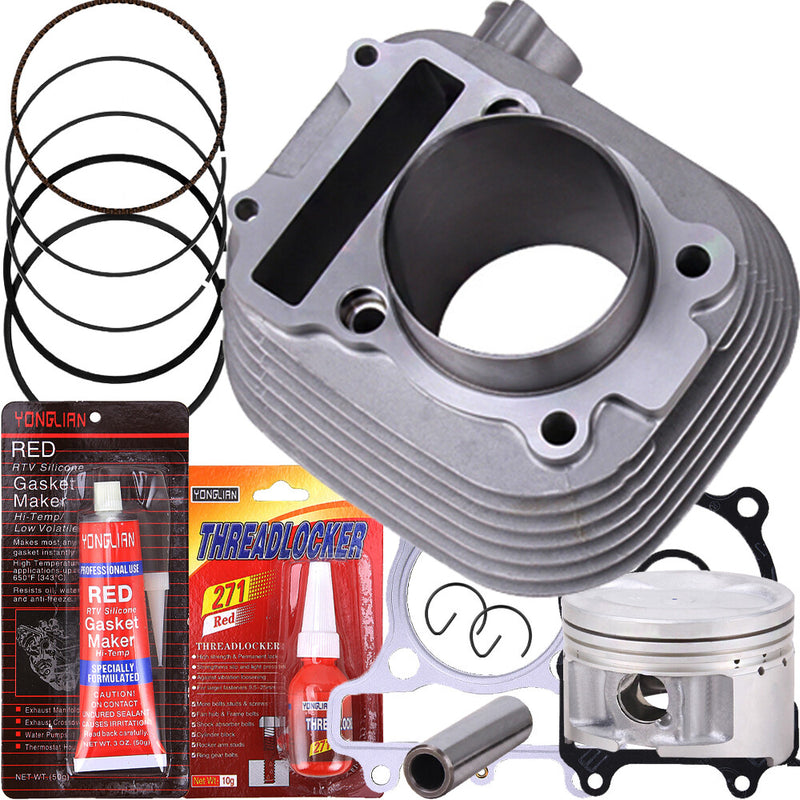 Bear Tracker 250 Cylinder Piston Gasket Top End Kit for Yamaha 1999-2004 ATV