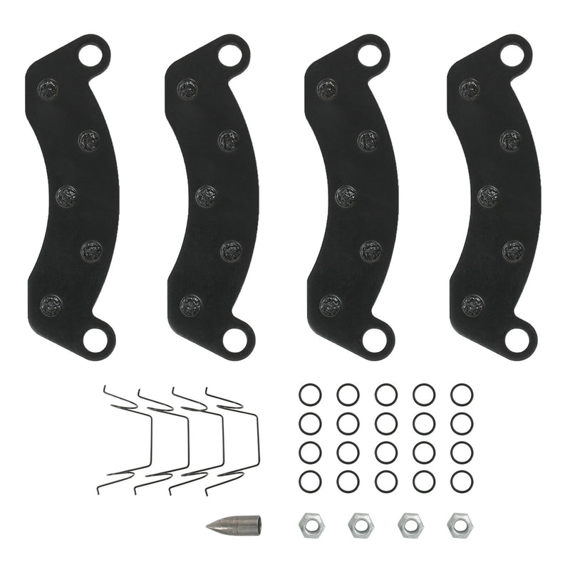 10k 12k Trailer Axle Disc Brake Pad Kit for Dexter K71-180-00 Pad Set 4Pcs