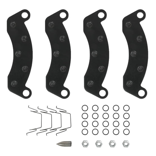 DURAFORCE 10k 12k Trailer Axle Disc Brake Pad Kit for Dexter K71-180-00 Pad Set 4Pcs