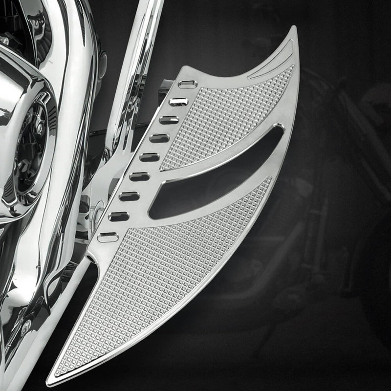 Front Rear Floorboard Footboards for Harley Touring Street Glide Softail Deluxe