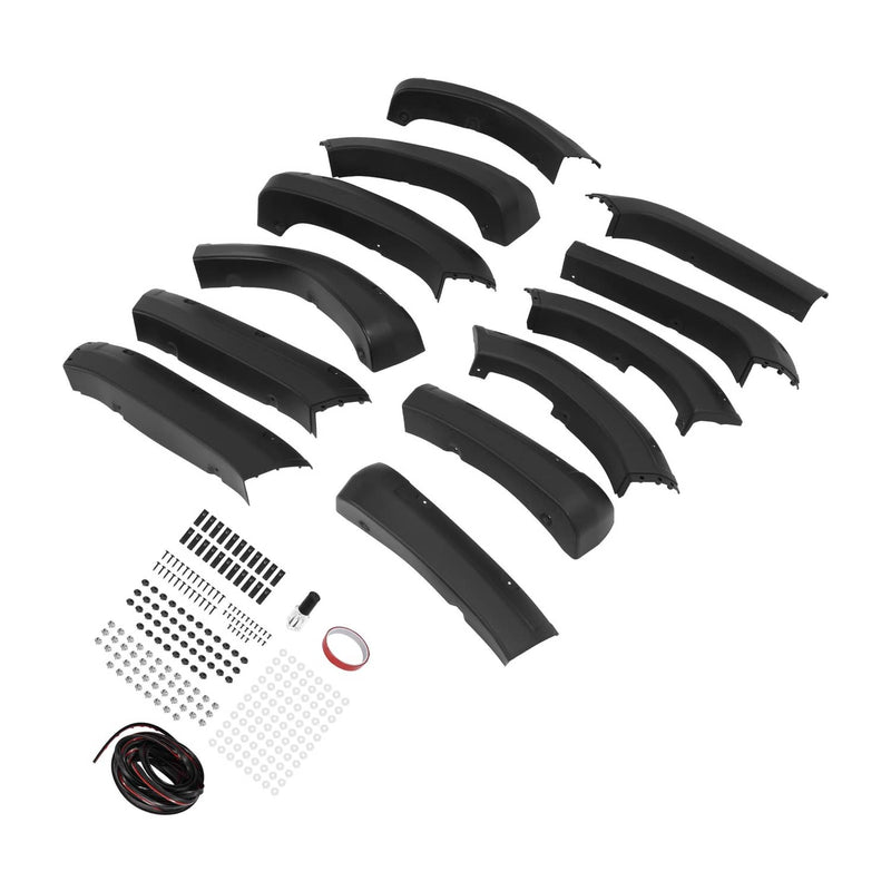 DURAFORCE Fender Flares Front Rear for GMC Sierra 1500 2019-2025 4WD 2WD 20 21 22 23 24