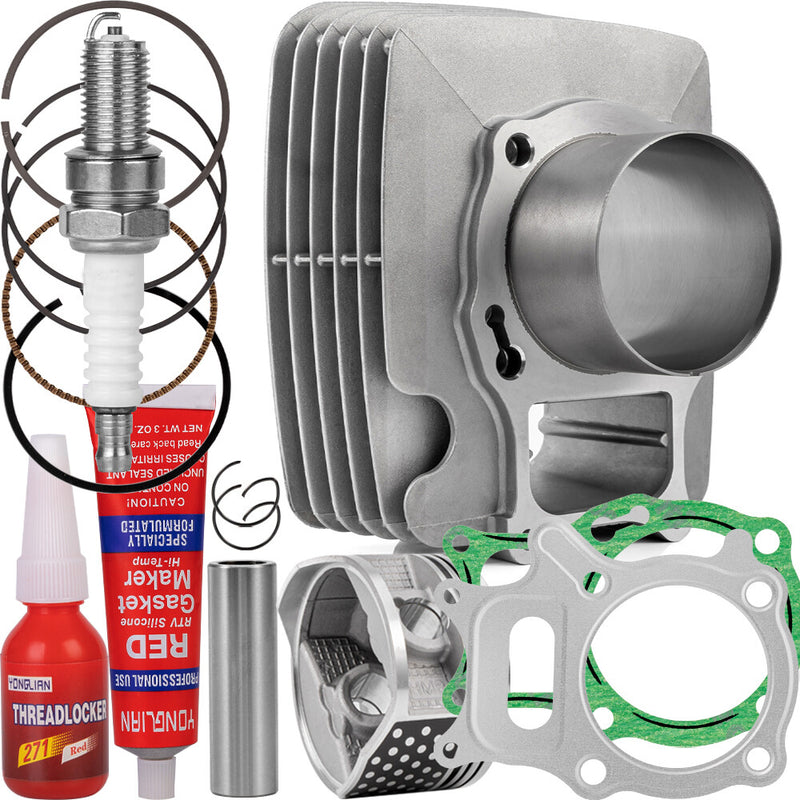 72mm Cylinder Jug Piston Top End Kit for Honda TRX250X 2009-20 TRX250EX 2001-08