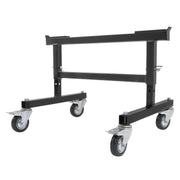 DURAFORCE Adjustable Chassis Stand for Sprint Midget Car 16-20in Locking Casters 2 Pieces