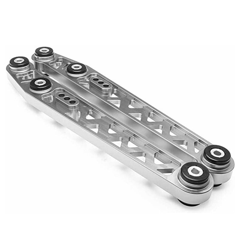 Silver Billet Rear Lower Control Arm Subframe Brace for Honda Civic EK 1996-2000