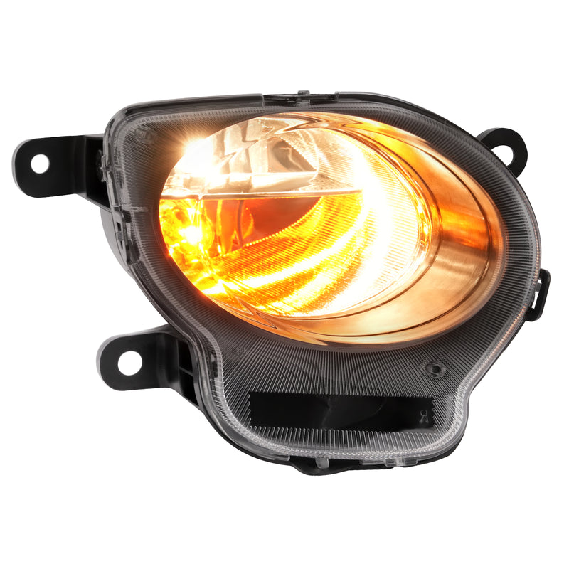 Black Right Side Directional Turn Signal Light Park Lamp for Fiat 500 2012-2017