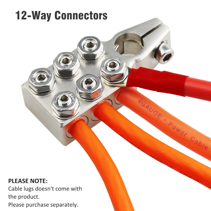 Battery Terminal Connectors 12 Way Battery Terminal Clamps for Car Truck
