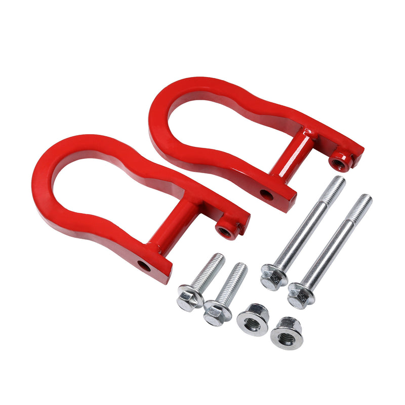 84192871 Pair Red Tow Hooks for Chevy Silverado GMC Sierra 1500 2007-2019