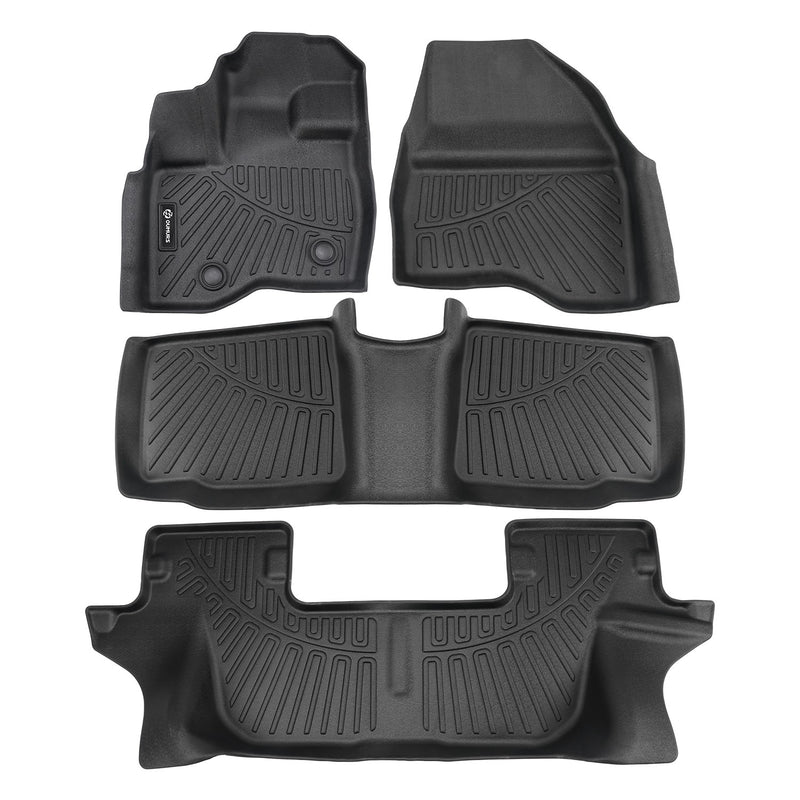 Floor Mats for 2011-2014 Ford Explorer Bench Seating 3 Rows Liners