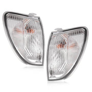 DURAFORCE Front Corner Lights Clear With Bulbs for Toyota Land Cruiser 1998-2004 Pair