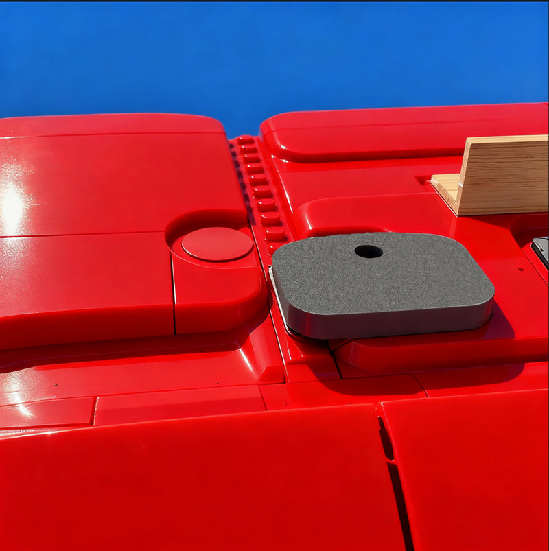 Roof Rail Pads for Ford Transit Extended Van PE Plastic Black 2 Pieces