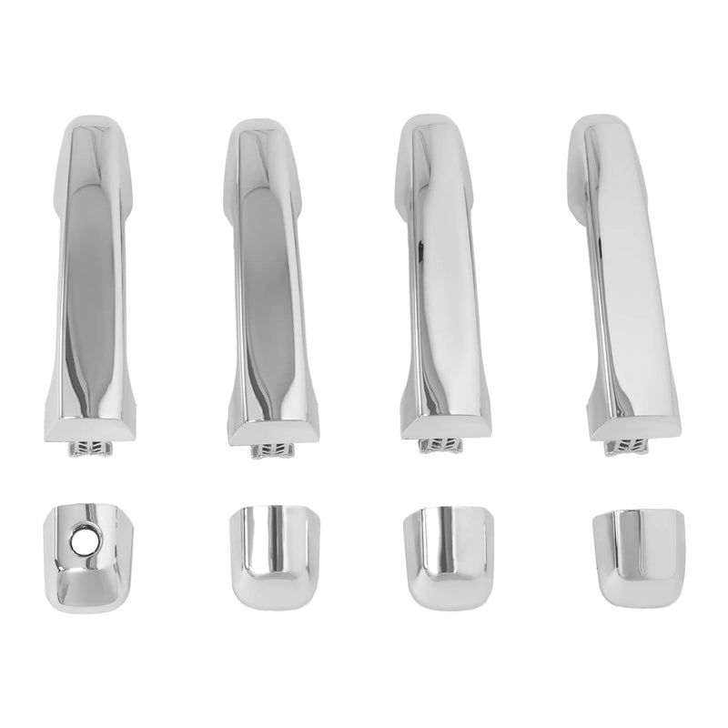 DURAFORCE Outside Door Handle for Toyota 4Runner 2009-2018 2010 Front Rear LH RH Chrome