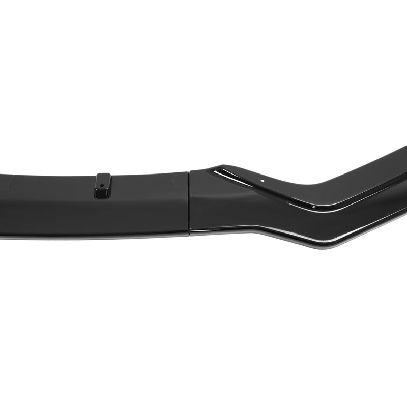 Gloss Black PP Front Bumper Lip Chin Splitter for Infiniti Q50 Sport 18-24 3PC
