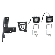 DURAFORCE Steel Armor Windshield Frame Cover Visor Cowl w/LED for Jeep Wrangler JK 2007-18