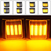 DURAFORCE Sequential Corner Side Marker Lights for Chevy C/K 1500 2500 3500 94-98 Set