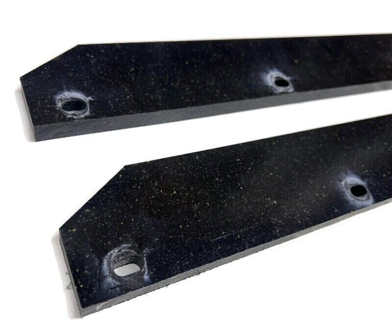 DURAFORCE 3/8 UHMW Poly Wear Bar Strap for John Deere X940 X948 X949 54 Snow Plow Blade