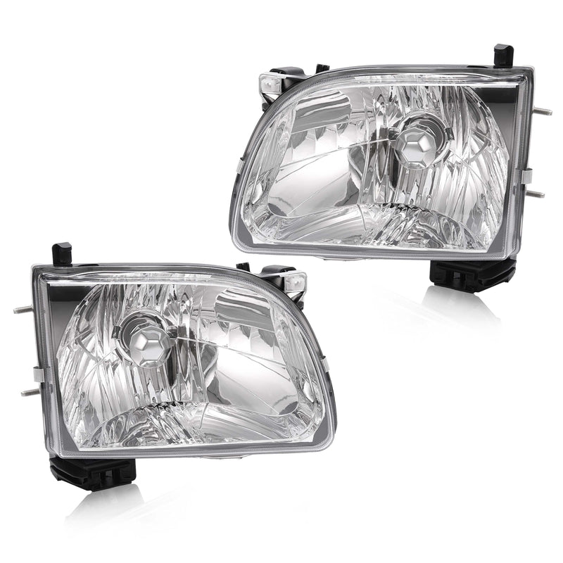 Headlights Headlamps W/Bulb Driver Passenger for Toyota Tacoma 2001-2004