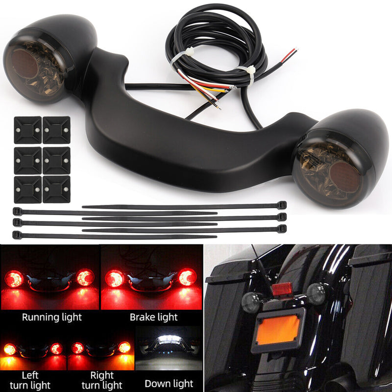 Rear Turn Signal Brake Light Bar for Harley Street Glide Road Glide 10-23