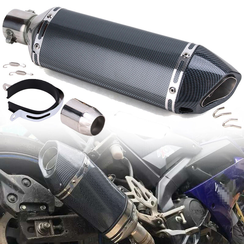 Slip On 51mm Universal Motorcycle Exhaust Muffler Pipe DB Killer Silencer