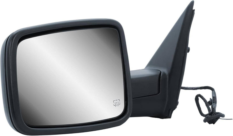 Mirror Left Driver Manual Fold Heated Temp Sensor for Dodge Ram 1500 2013-19