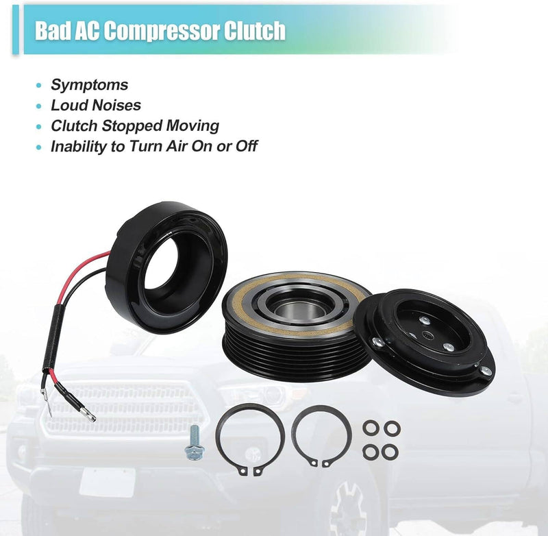 A/C Compressor Clutch Kit Pulley Coil for Toyota Tacoma 2.7L 4.0L 2005-2015