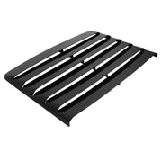 DURAFORCE Aluminum Rear Window Louvers for Ford Mustang 1969-1970 Cover Sun Shade Black