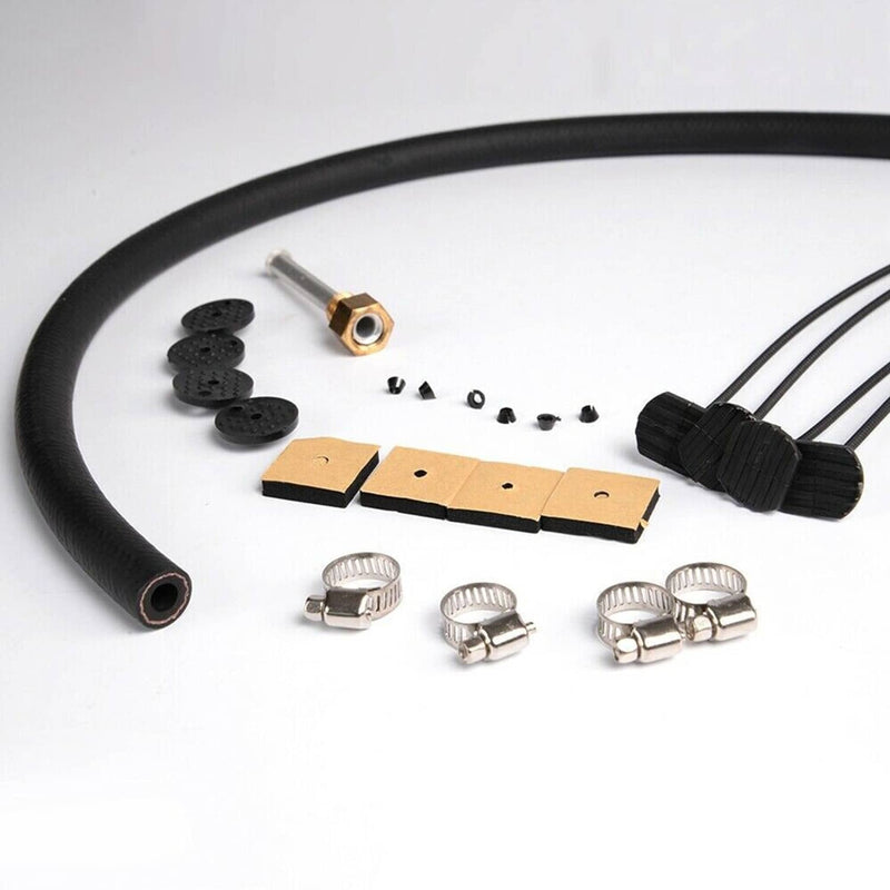Transmission Oil Cooler Hose Mounting Kit 4 Row Radiator Auto Manual Aluminum