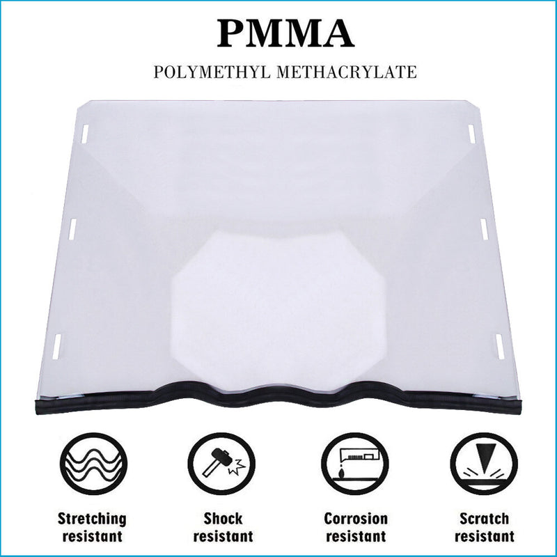 UTV Full Windshield Windscreen for Polaris Ranger 400 500 800 Midsize EV