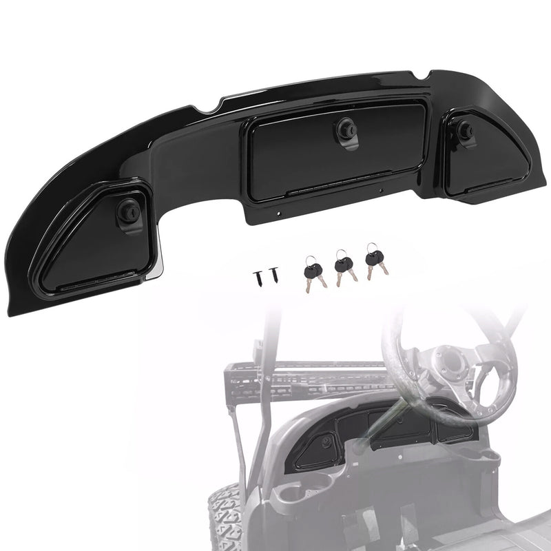 for Club Car Precedent 2004-08.5 Golf Cart Dash Kit Dashboard with Lock Gloss Bl