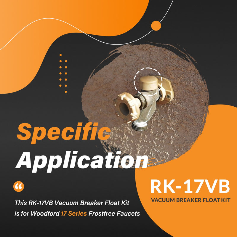 RK-17VB Vacuum Breaker Float Kit for Woodford Model 17 4-Pack