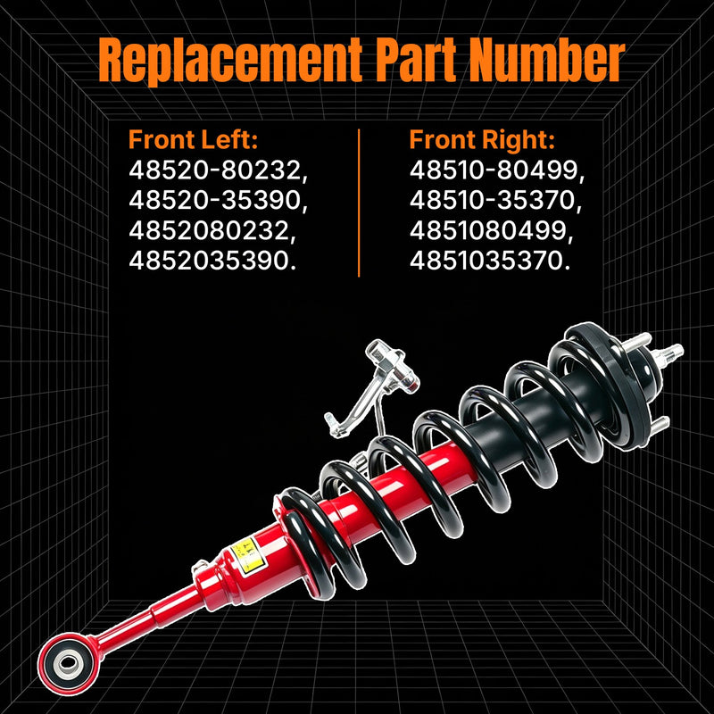 2Pcs Front Shock Strut Spring Assembly for Toyota 4Runner Limited 4WD