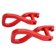 DURAFORCE Heavy Duty Front Car Tow Hooks With Bolts Red for GMC Sierra 1500 2019-2026