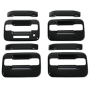 DURAFORCE Black Painted Door Handle Covers with Keypad for Ford F150 Crew Cab 2004-2014