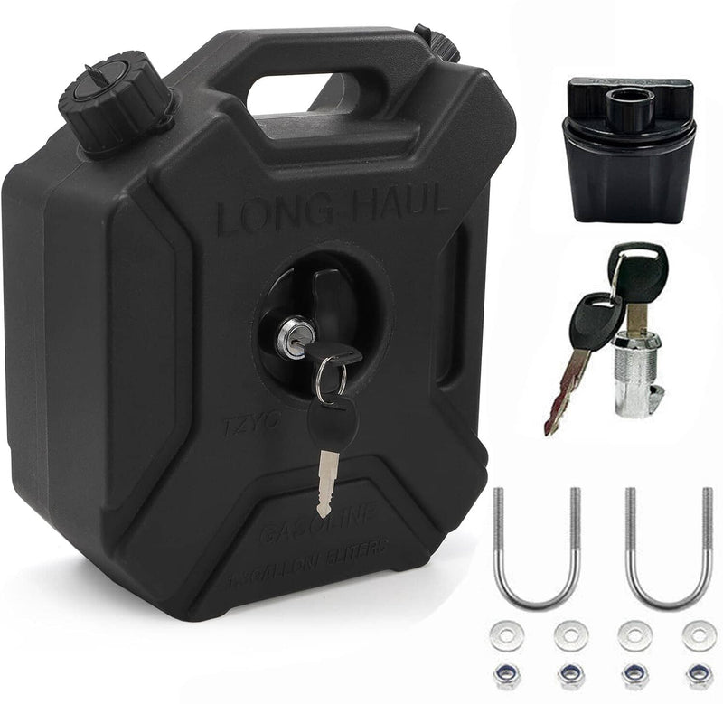 5L Gas Fuel Tank Gas Can Oil Storage for ATV UTV Go Kart Motorcycle Car SUV
