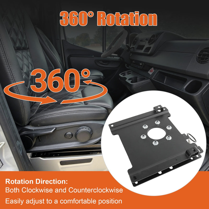 Passenger Seat Swivel Kit for Ford Econoline E150 E250 E350 E450 Front Right