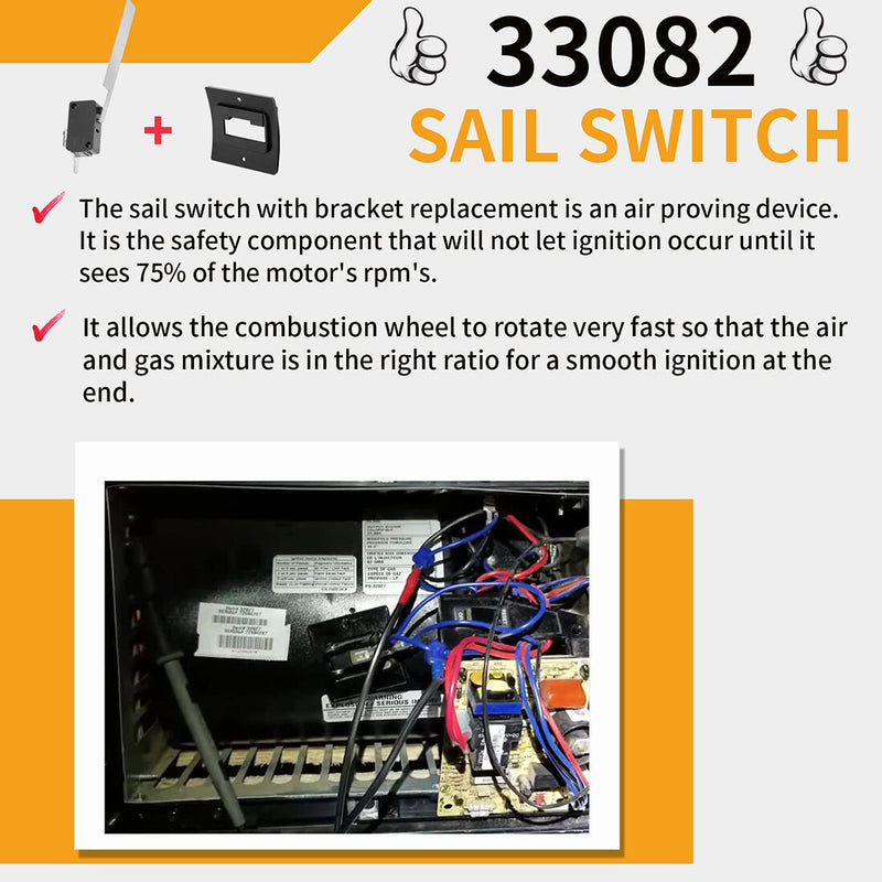 Sail Switch Bracket Upgrade Kit for Dometic for Atwood RV Furnace 33082