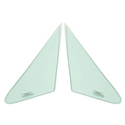 DURAFORCE Glass Windshield Vent Door Back Green Windows for Ford Mustang Fastback 1967-68