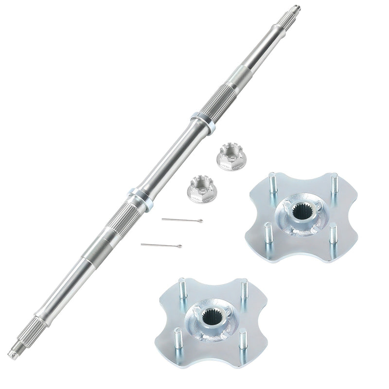 Rear Axle Shaft with Wheel Hub Nuts for Honda TRX300FW Fourtrax 300 4X4