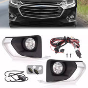 DURAFORCE Fog Lights Bezel Harness Switch Relay for Chevrolet Traverse 2018-2021
