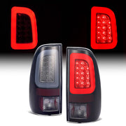 DURAFORCE Black Smoke LED Tube Tail Light Brake Lamp for Ford F150 97-03 F250 F350 99-07